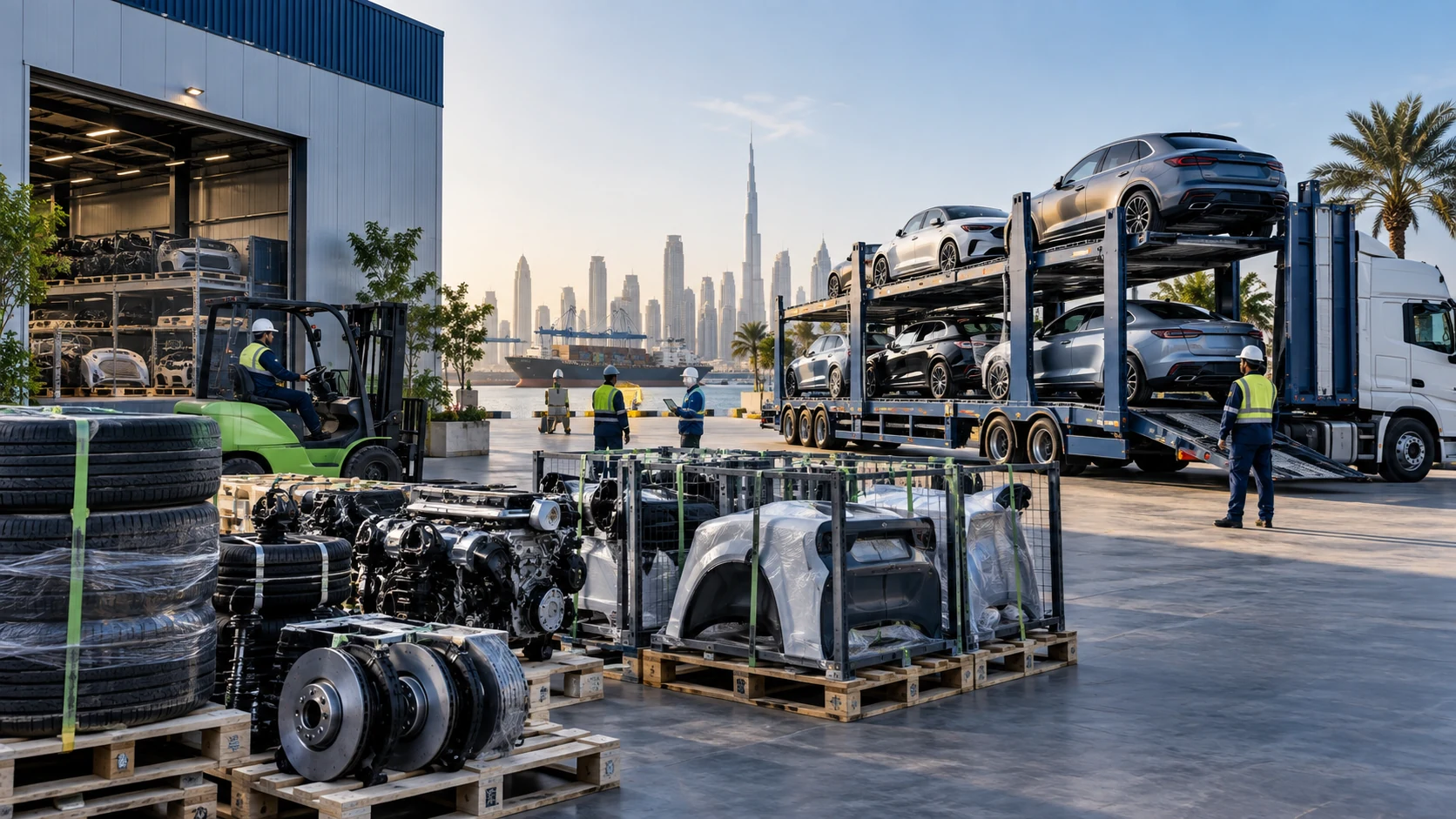 Automotive logistics solutions in the UAE