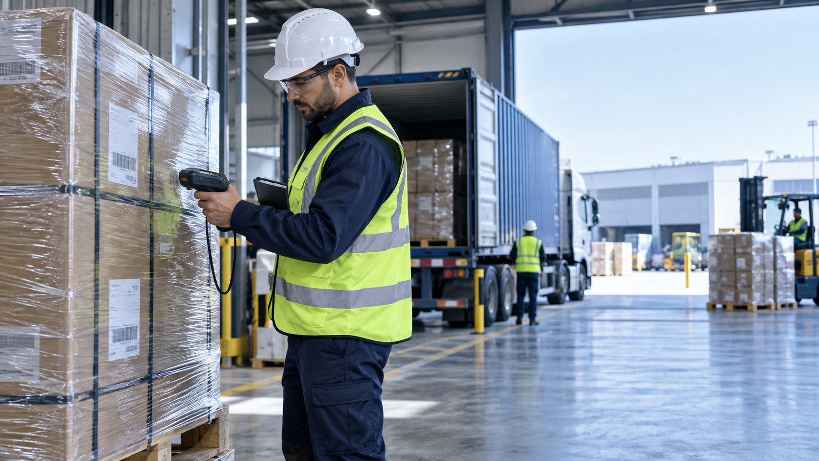 Quality and compliance inspection during cargo handling operations
