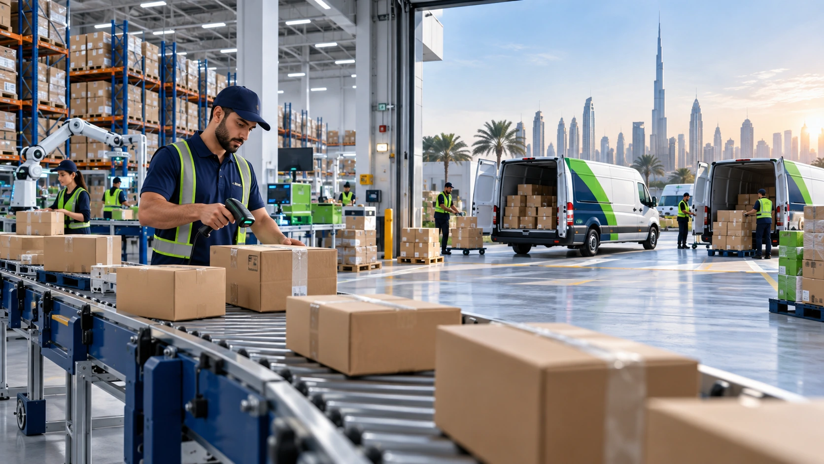 E-commerce fulfilment and last-mile delivery