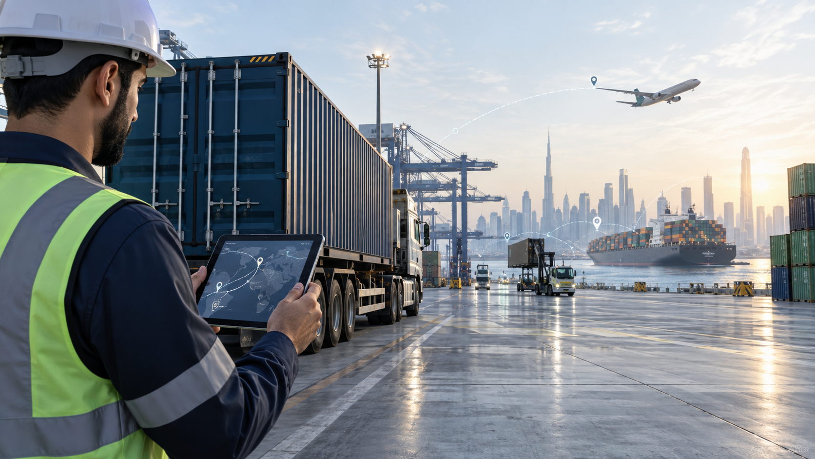 Technology-enabled shipment tracking across air, sea and road freight